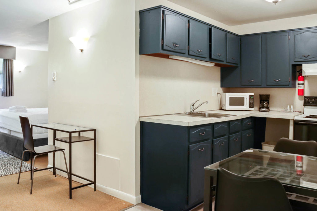 A fully equipped kitchen by The Beverly