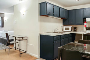 A fully equipped kitchen by The Beverly